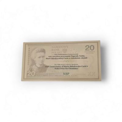 Banknot 20 zł (2011) - 100. rocz. Nagrody Nobla Marii Skłodowskiej - Curie.