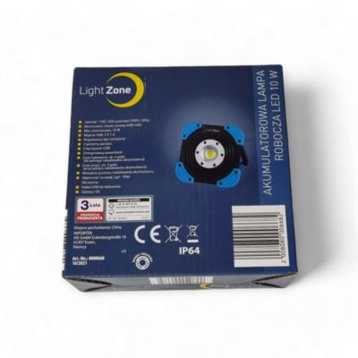 Akumulatorowa lampa robocza LED 10 W