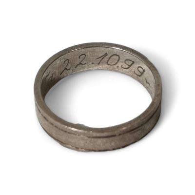 Obrączka z grawerem dwie linie r.14 3,19g 925 Obrączka z grawerem dwie linie r.14 3,19g 925