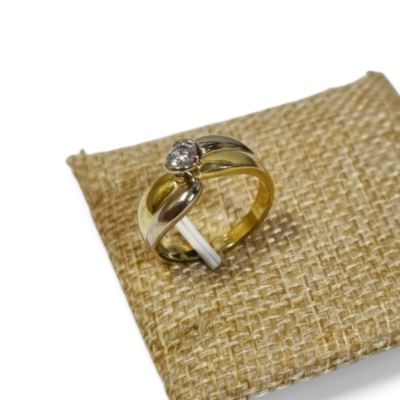 Pierścionek cert. wycena 6100 p 750 waga (g): 6,34