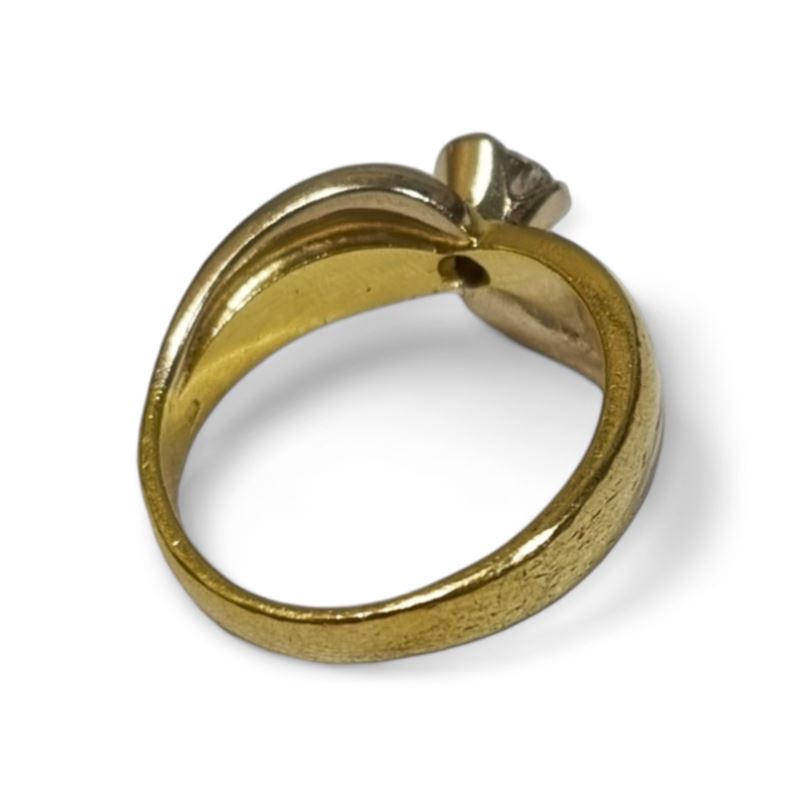 Pierścionek cert. wycena 6100 p 750 waga (g): 6,34