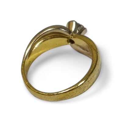 Pierścionek cert. wycena 6100 p 750 waga (g): 6,34