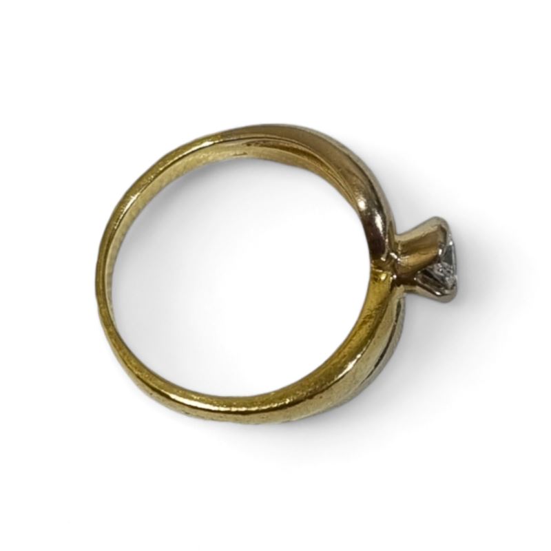 Pierścionek cert. wycena 6100 p 750 waga (g): 6,34