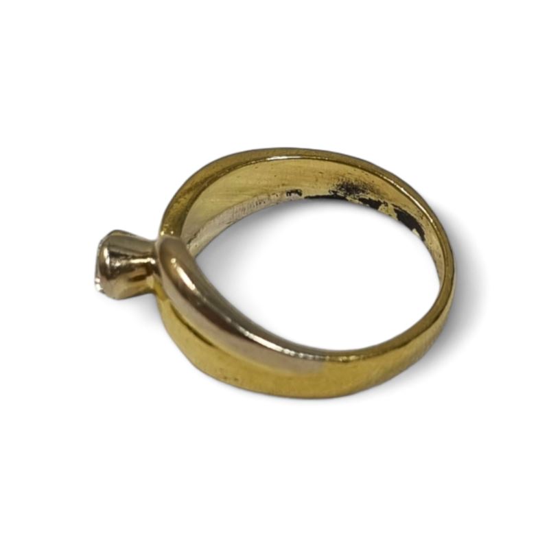 Pierścionek cert. wycena 6100 p 750 waga (g): 6,34