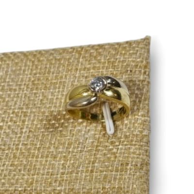 Pierścionek cert. wycena 6100 p 750 waga (g): 6,34