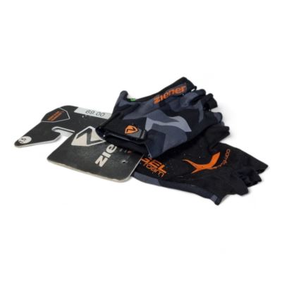 Rękawice bezpalcowe ziener r. 7.5 szare/żółte