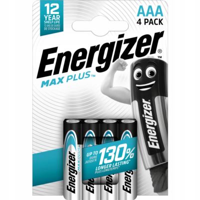 4X BATERIA ENERGIZER MAX PLUS AAA R3 1,5V