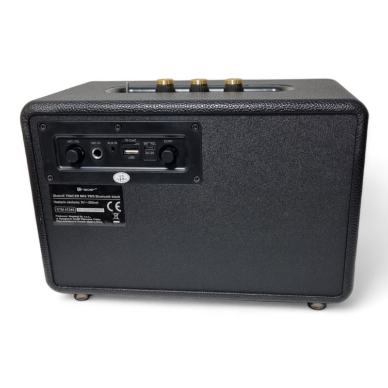Głośnik przenośny Tracer M45 czarny 45 W