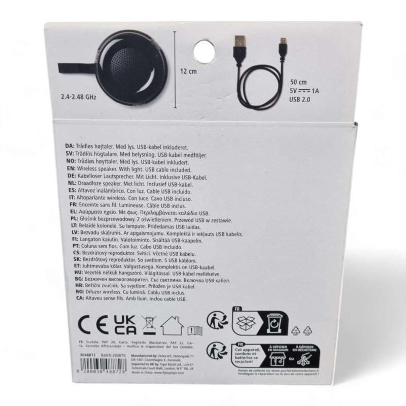 Głosnik Wireless BT Tradlos Hojtaler With Light