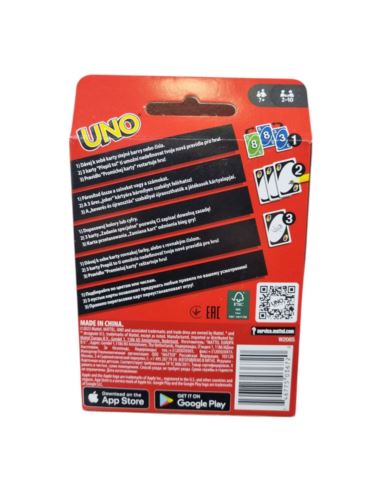 Gra Mattel Uno