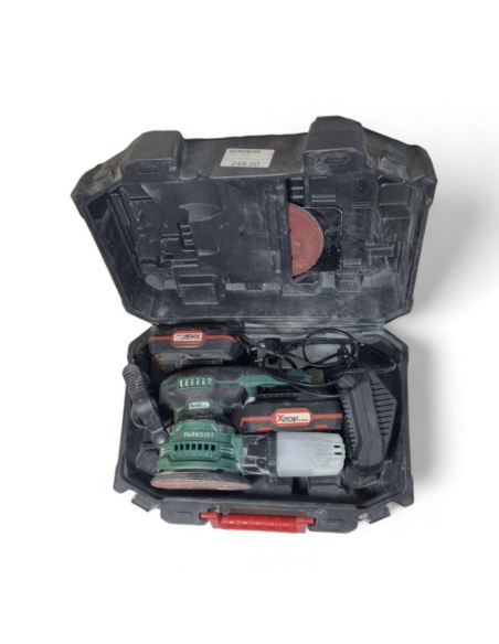 Szlifierka Aku Parkside Paexs 20-Li B2 wyp: 2x akumulator, ładowarka,