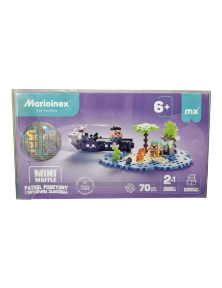 Marioinex Mini Waffle Patrol Policyjny i Kryjówka Złodzieja 6+