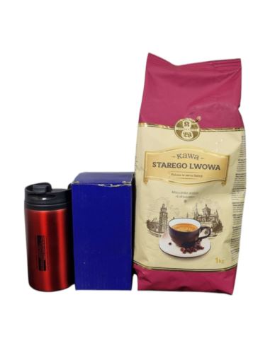 Zestaw kawowy 1520Kawa Ziarnista Arabica Wiener Kaffee Kawa Starwgo Lwowa 1000 g