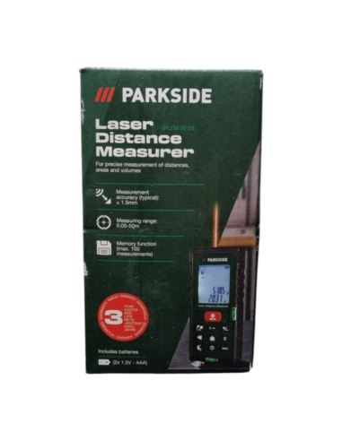 Parkside Dalmierz Laserowy 50m Poziomica PLEM 50
