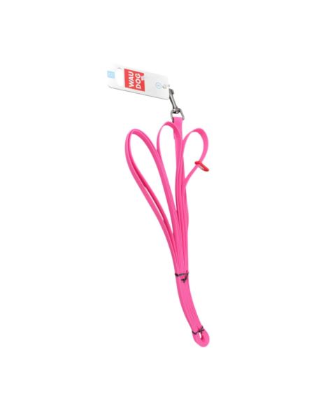 Smycz dla psa WAUDOG Waterproof roz. S Różowa