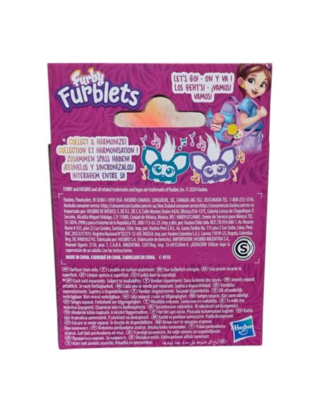 Interaktywne Zwierzątko Hasbro Furby Furblets LOO-LAY Interaktywne Zwierzątko Hasbro Furby Furblets LOO-LAY