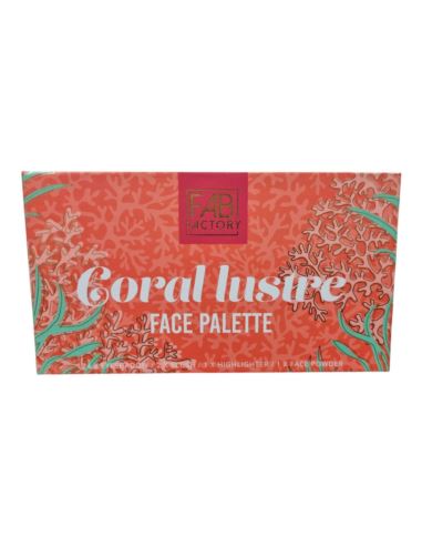 Paleta do Makijażu Powiek Twarzy Coral Lustre 28 Kolor Fab Factory 3 Części