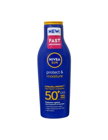 Nivea Sun Protect&Moisture Citracell Protect With Vit.C & Hyaluron 50+ UVA&UVB Very High 200ml