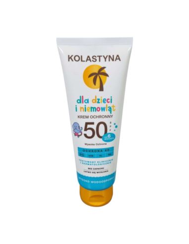 Krem Ochronny Kolastyna Dla Dzieci i Niemowląt SPF50 od 6mca Ochrona 4D