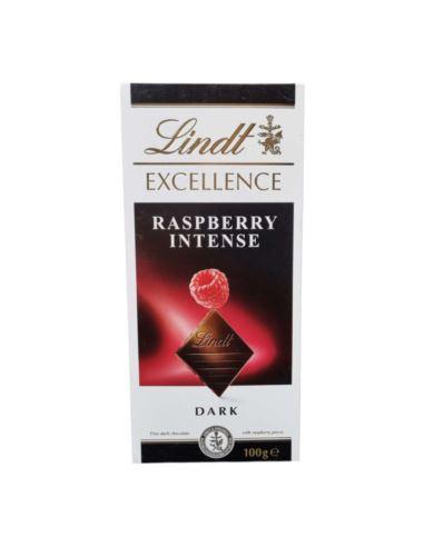Czekolada Gorzka Lind Excellence Raspberry Intense 100g