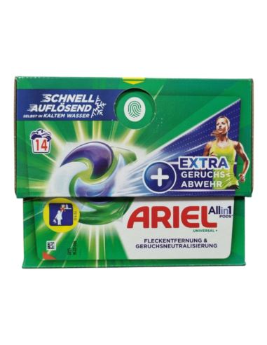 Kapsułki do Prania Ariel AllIn1 Pods Ochrona Przed Nieprzyjemnym Zapachem IT 14szt