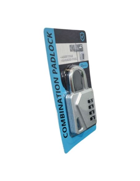 Kłódka z Zamkiem Szyfrowym  Srebrna