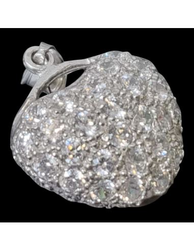 Zawieszka Serce Białe Złoto p585 5,16g