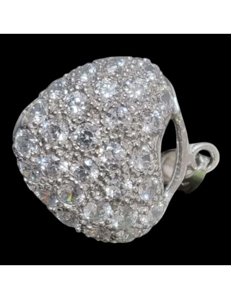 Zawieszka Serce Białe Złoto p585 5,16g