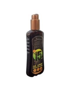 Olejek do Opalania Caribbean Bronze SPF15 Oil Spray Efekt Brązujący 200ml 2