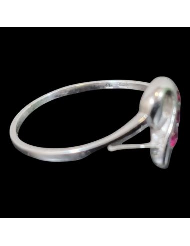 Pierścionek Białe Złoto Rubiny p750 1,33g r15