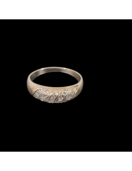 Pierścionekz Cyrkoniami p585 2,93g r15