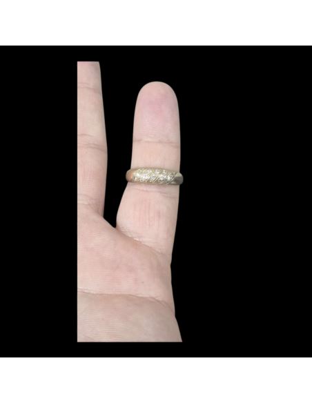 Pierścionekz Cyrkoniami p585 2,93g r15