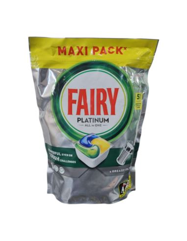 Fairy Platinum AllIn1 Lemon Greasy Filter 51 Kapsułek