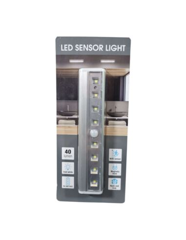 Lampka LED do Szafy Biurko Listwa Nocna CZUJNIKIEM RUCHU na Baterie MAGNES