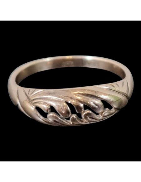 Złoty Pierścionek Falowany 2,09g pr.585 r.14