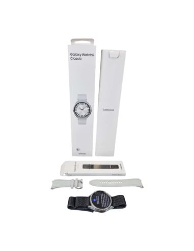 Smartwach Samsung Galaxy Watch6 Classic SMR-965F Silver Komplet + Wymienne Paski