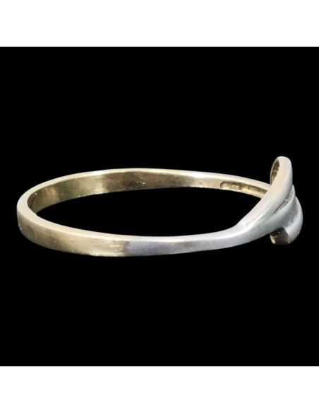 BZ z żółtym pierścionek 1,45g pr.585 r.19