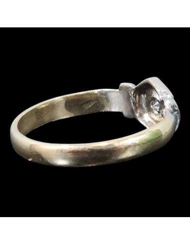 Złoty pierścionek z oczkiem 2.22g pr.585 r.13