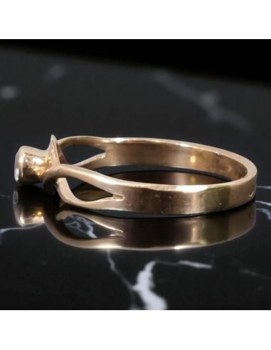 Pierścionek Przeplatane Oczko 1,80g pr.585 r.14