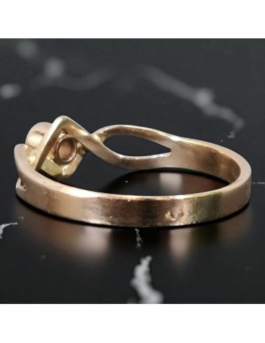 Pierścionek Przeplatane Oczko 1,80g pr.585 r.14