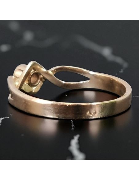 Pierścionek Przeplatane Oczko 1,80g pr.585 r.14