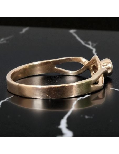 Pierścionek Przeplatane Oczko 1,80g pr.585 r.14