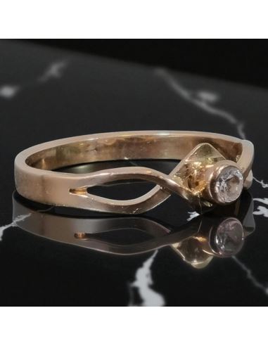 Pierścionek Przeplatane Oczko 1,80g pr.585 r.14