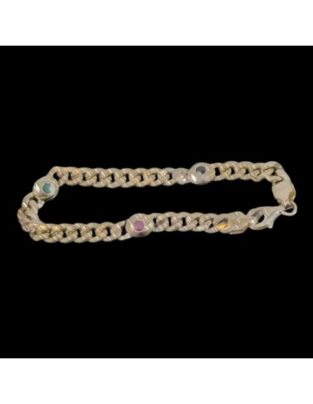 Bransoletka Trzy Kamienie 6,80g 333 dł.15cm