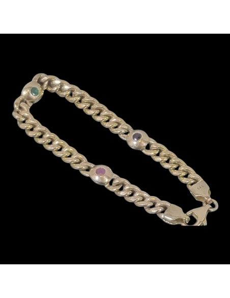 Bransoletka Trzy Kamienie 6,80g 333 dł.15cm