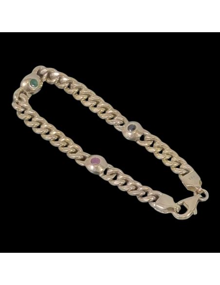 Bransoletka Trzy Kamienie 6,80g 333 dł.15cm