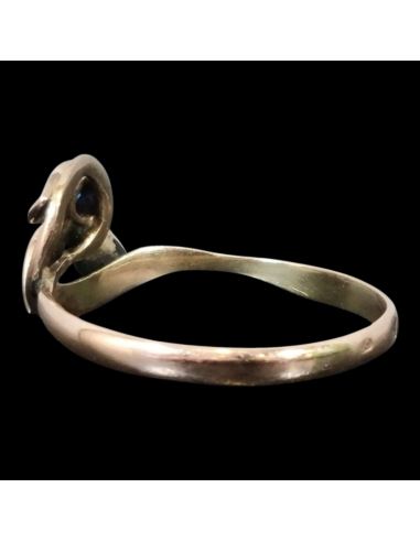 Pierścionek z nieb. kamyczkiem 1,52g pr.585 r.16