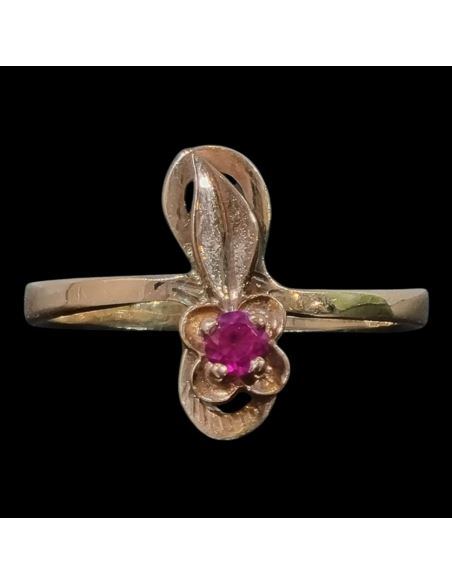 Pierścionek Róż. Kamień 1,71g pr.585 r.16