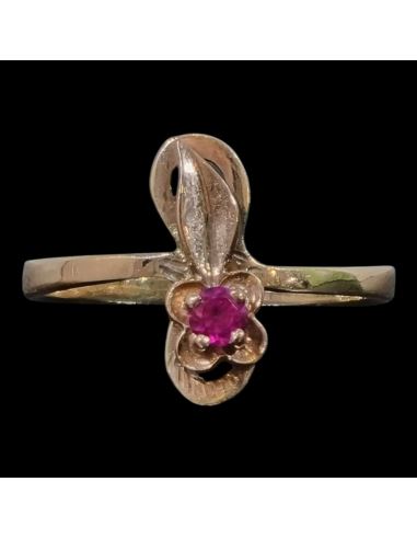 Pierścionek Róż. Kamień 1,71g pr.585 r.16