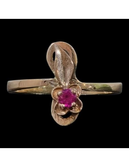 Pierścionek Róż. Kamień 1,71g pr.585 r.16